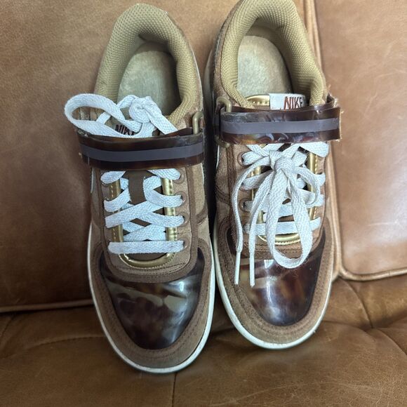 Nike Vandal Low Tortoise Shell Womens Size 6.5 312492-211 Brown Gold - Picture 5 of 8